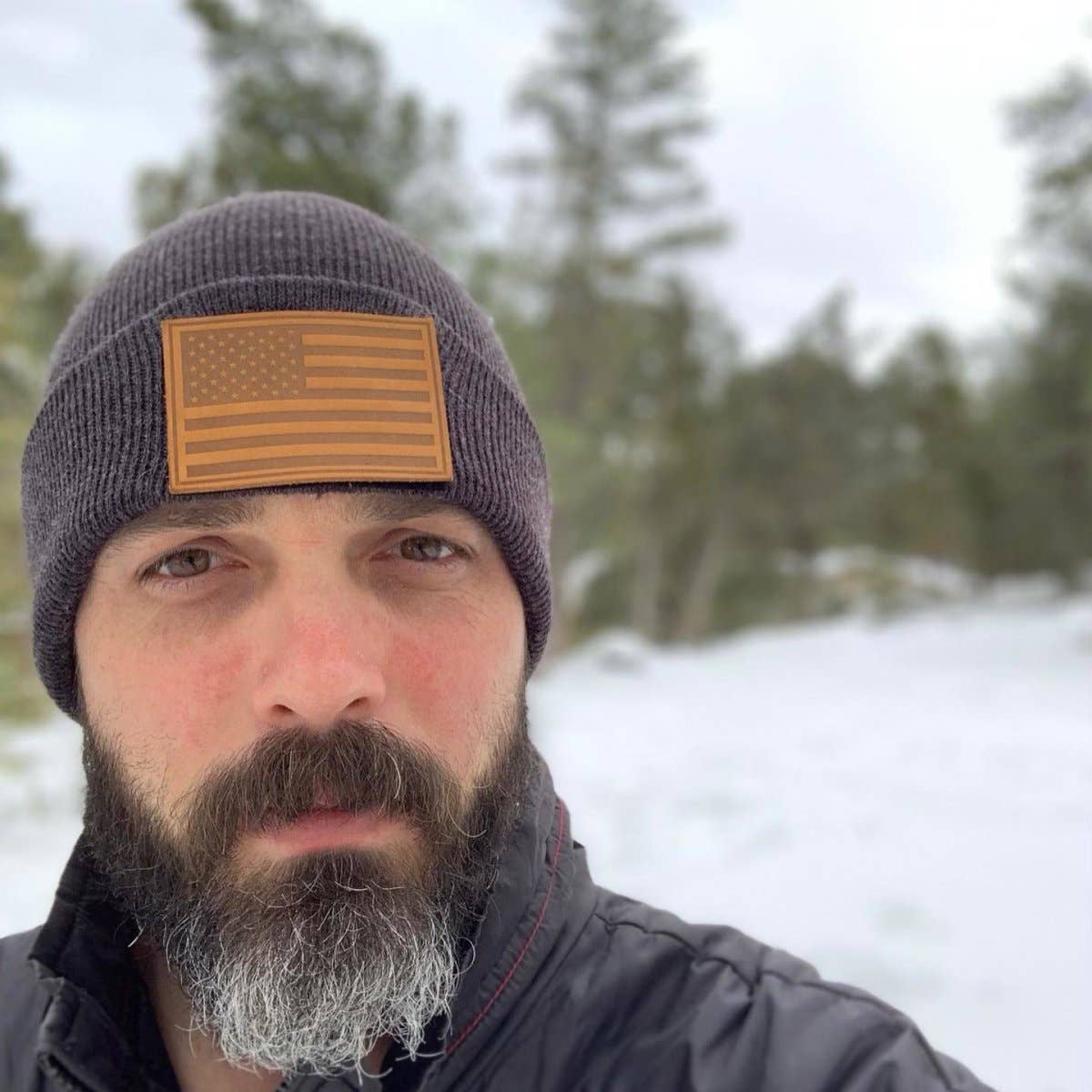Beanie Customizable Cap By Flexfit - Dark Grey - Wander Together Outfitters