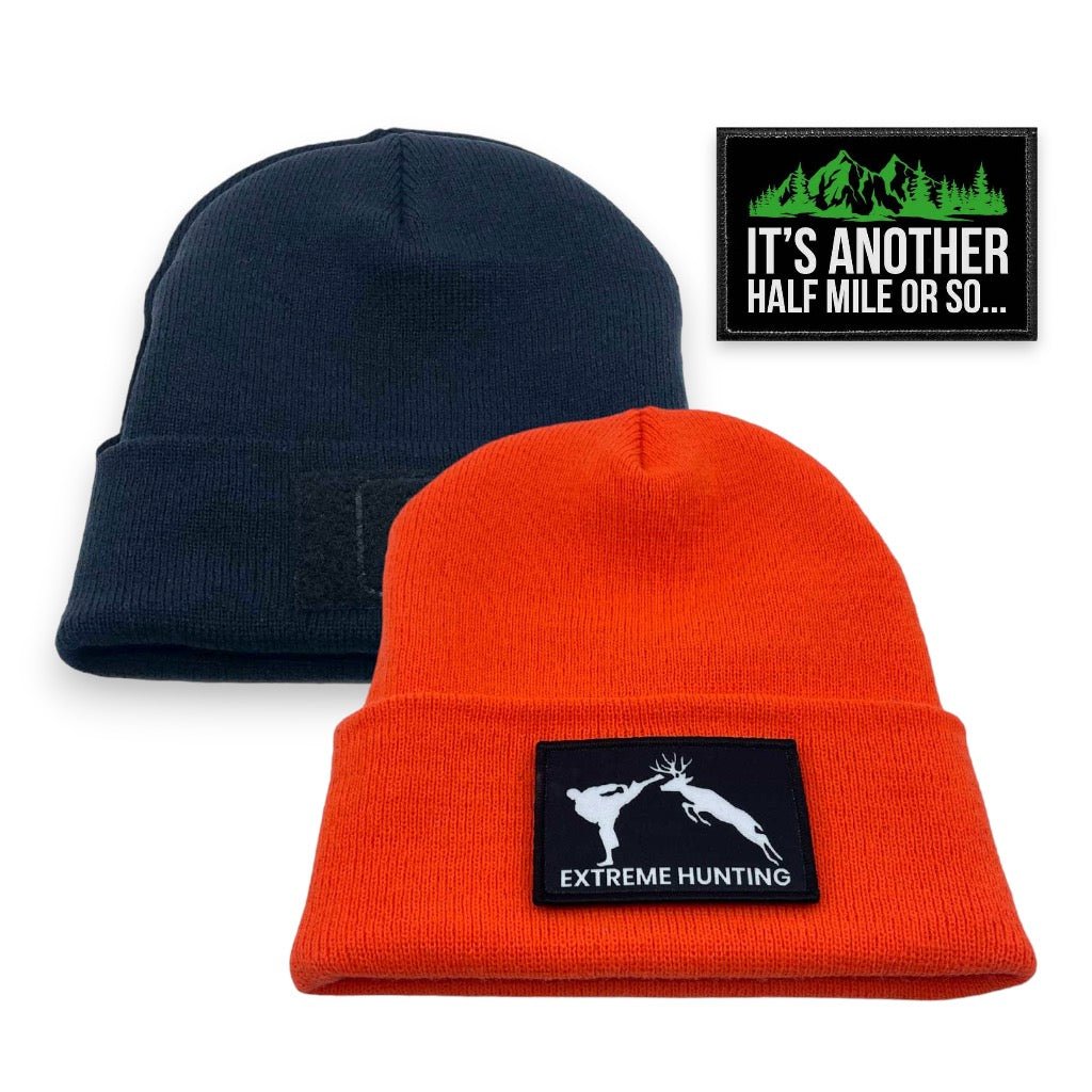 Beanie With Removable Patch - Customize It! Various Colors - Wander Together Outfitters