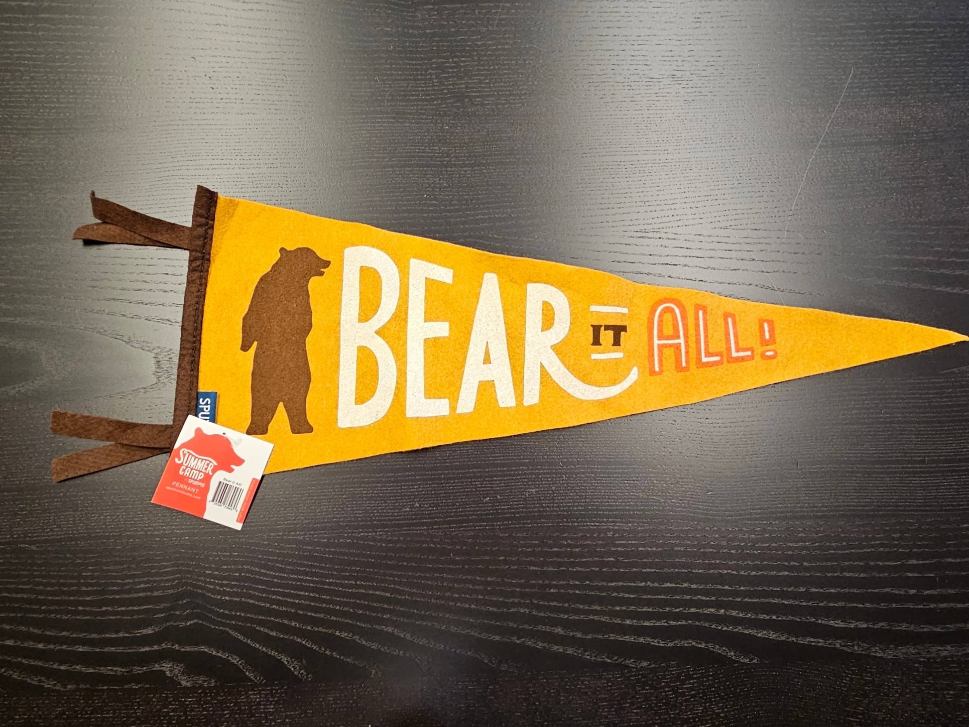 "Bear it All" Vintage Style Large Pennant (CLEARANCE) - Wander Together Outfitters
