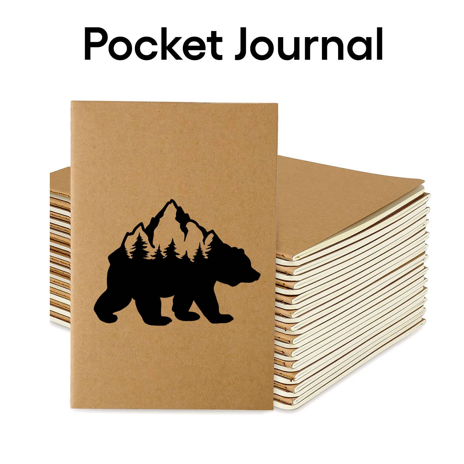 Bear & Mountains 48 - page Pocket Journal - Wander Together Outfitters