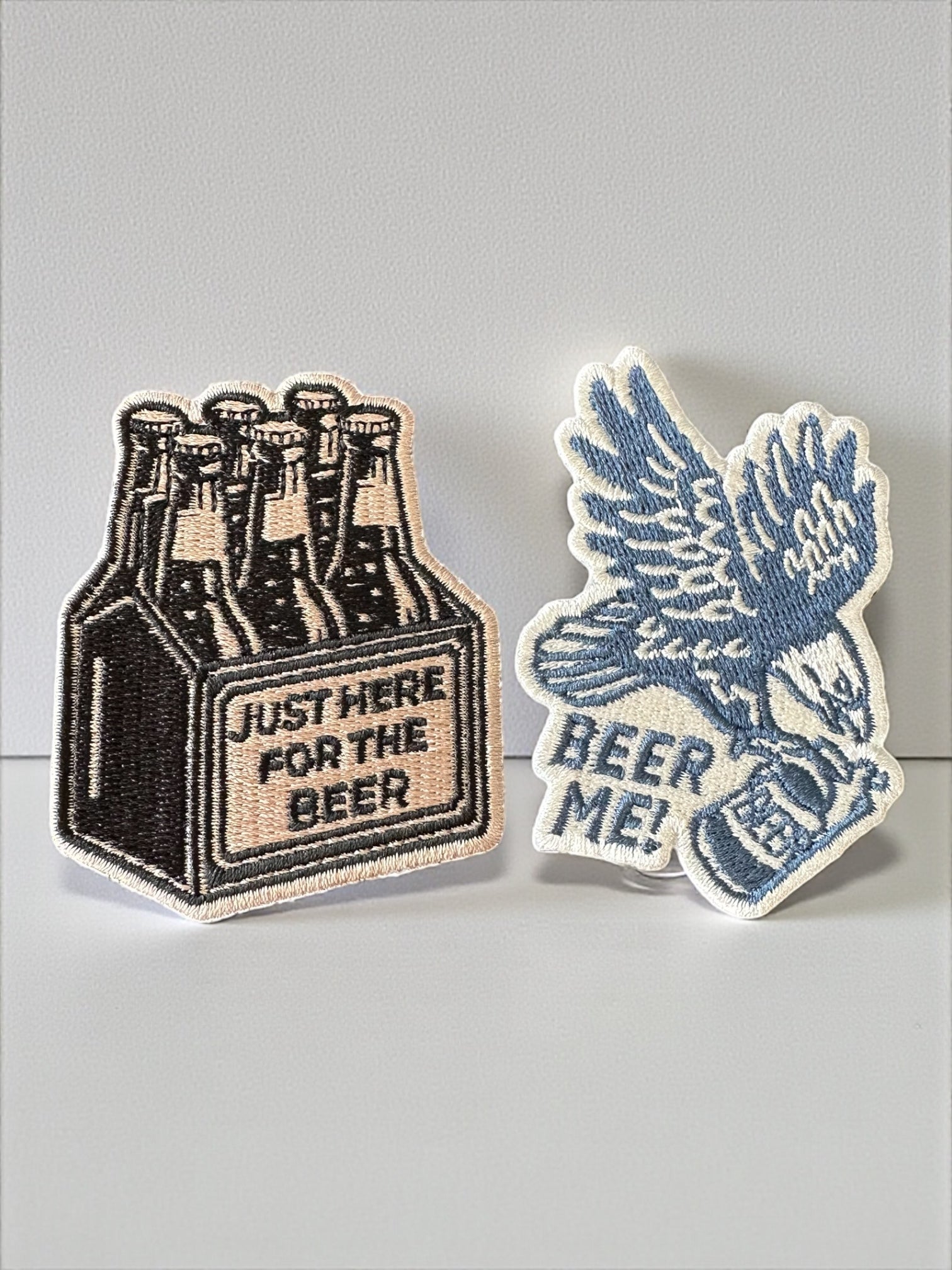 “Beer Me” Eagle Patch Embroidered Iron - On Patch for Hats, Jackets, Gear. - Wander Together Outfitters
