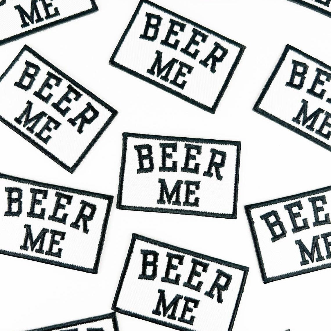 "Beer Me" Patch Embroidered Iron - On Patch - Wander Together Outfitters