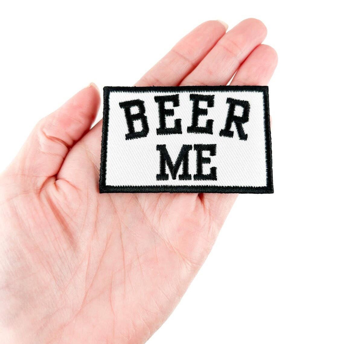 "Beer Me" Patch Embroidered Iron - On Patch - Wander Together Outfitters
