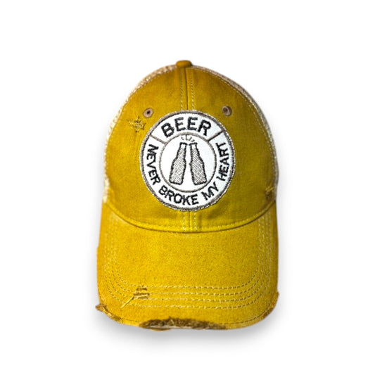“Beer Never Broke My Heart” Unisex Cap - Wander Together Outfitters