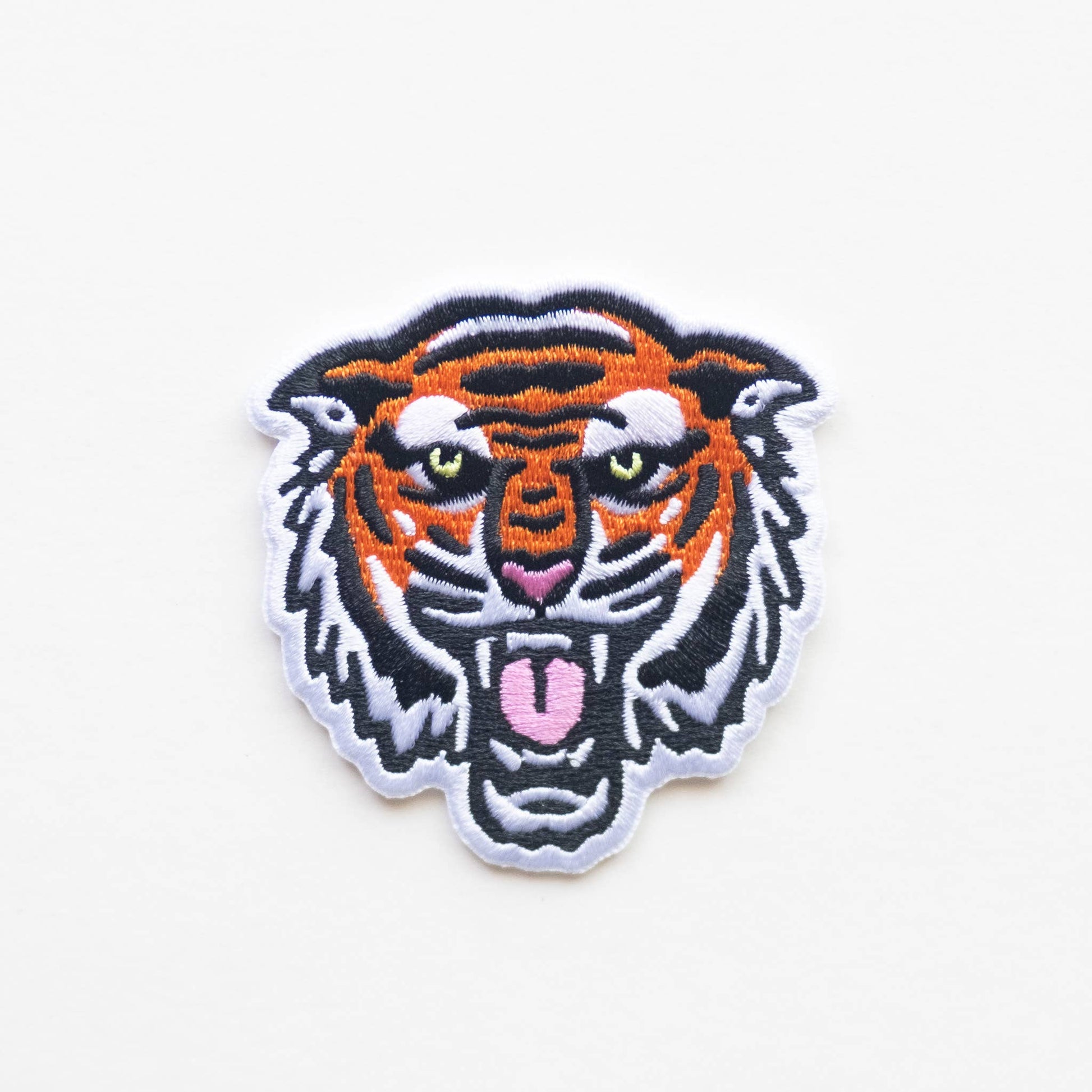Bengal Tiger Face Embroidered Iron on Patch - Wander Together Outfitters