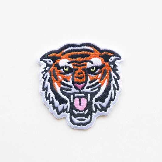 Bengal Tiger Face Embroidered Iron on Patch - Wander Together Outfitters