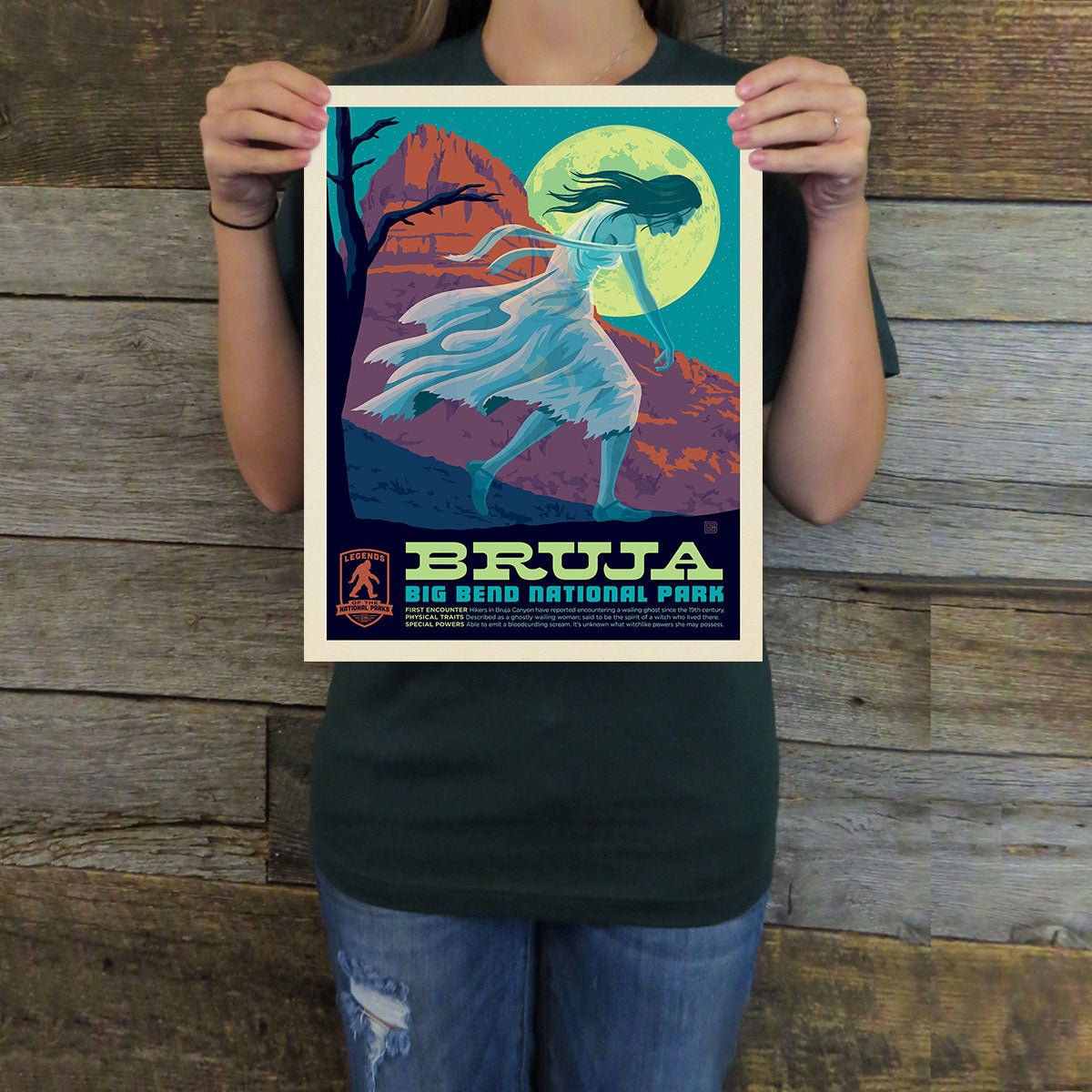 Big Bend National Park: Bruja (Legends & Monsters) Art Print - Wander Together Outfitters