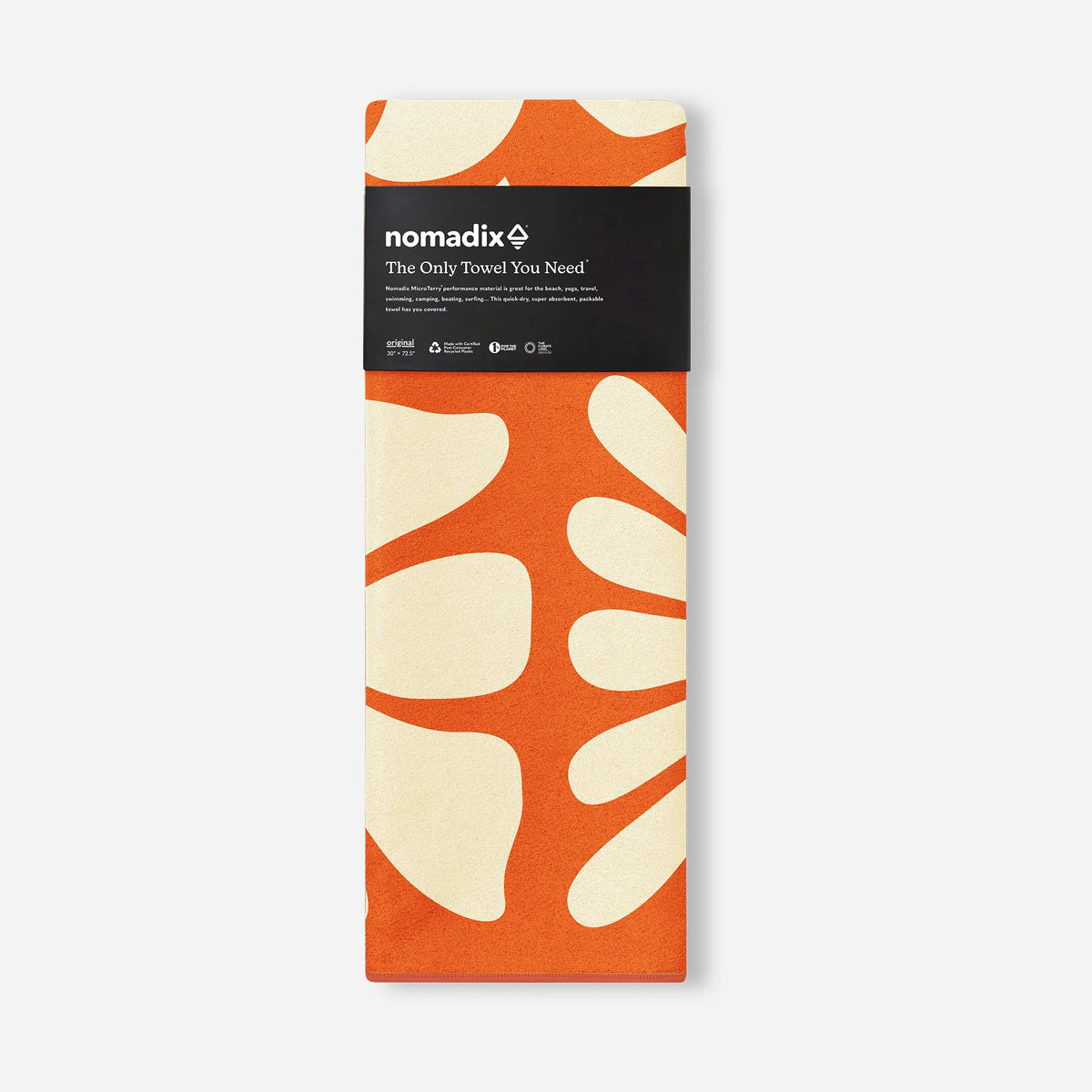 Big Flowers Expedition Orange Quick Dry Original Towel - Wander Together Outfitters