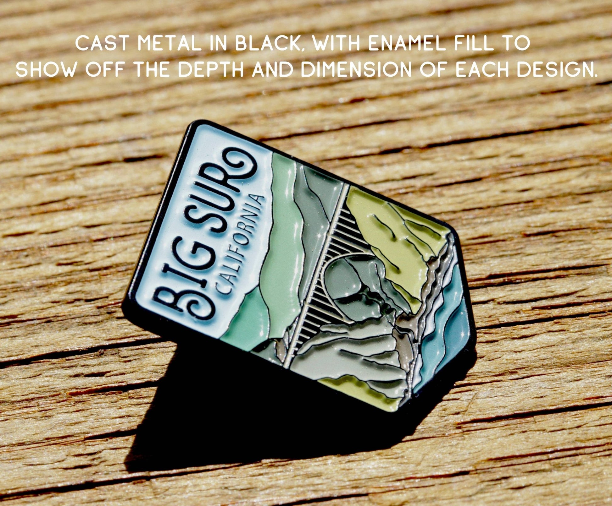Big Sur California Collectible Lapel Pin - Wander Together Outfitters