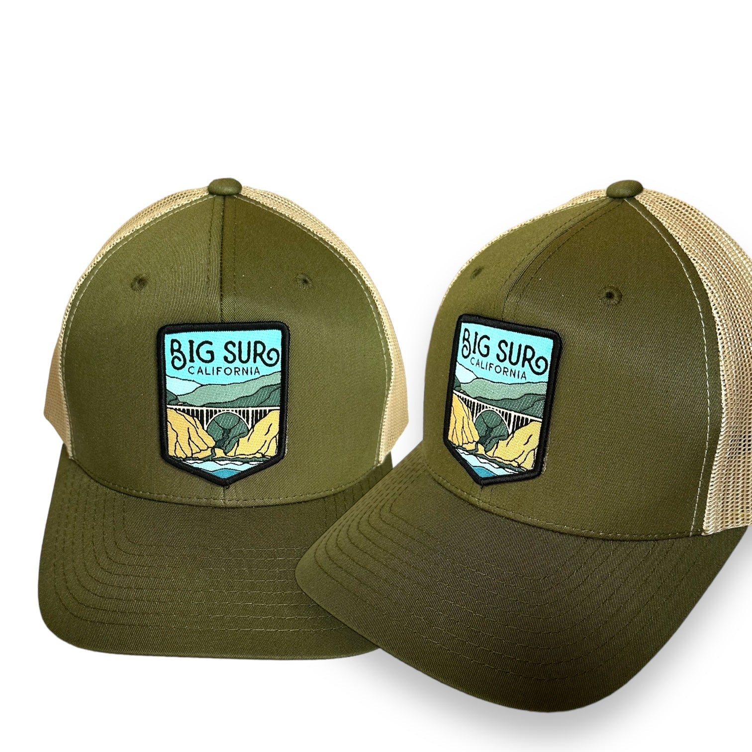 “Big Sur California” Trucker SnapBack Cap - Wander Together Outfitters