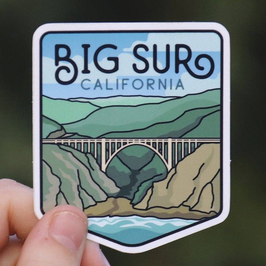 Big Sur California - Vinyl Sticker - Wander Together Outfitters