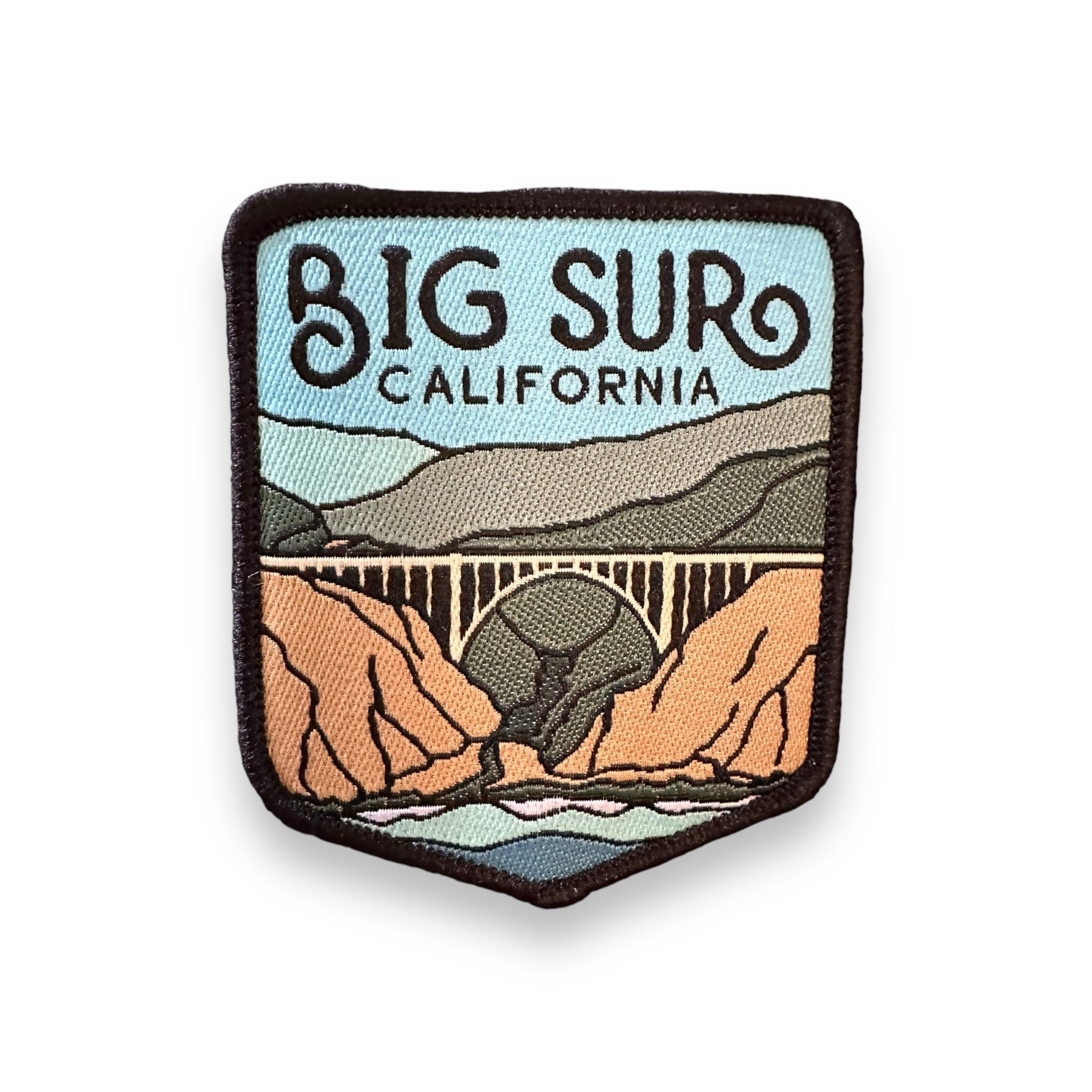 Big Sur California Woven Patch - Wander Together Outfitters