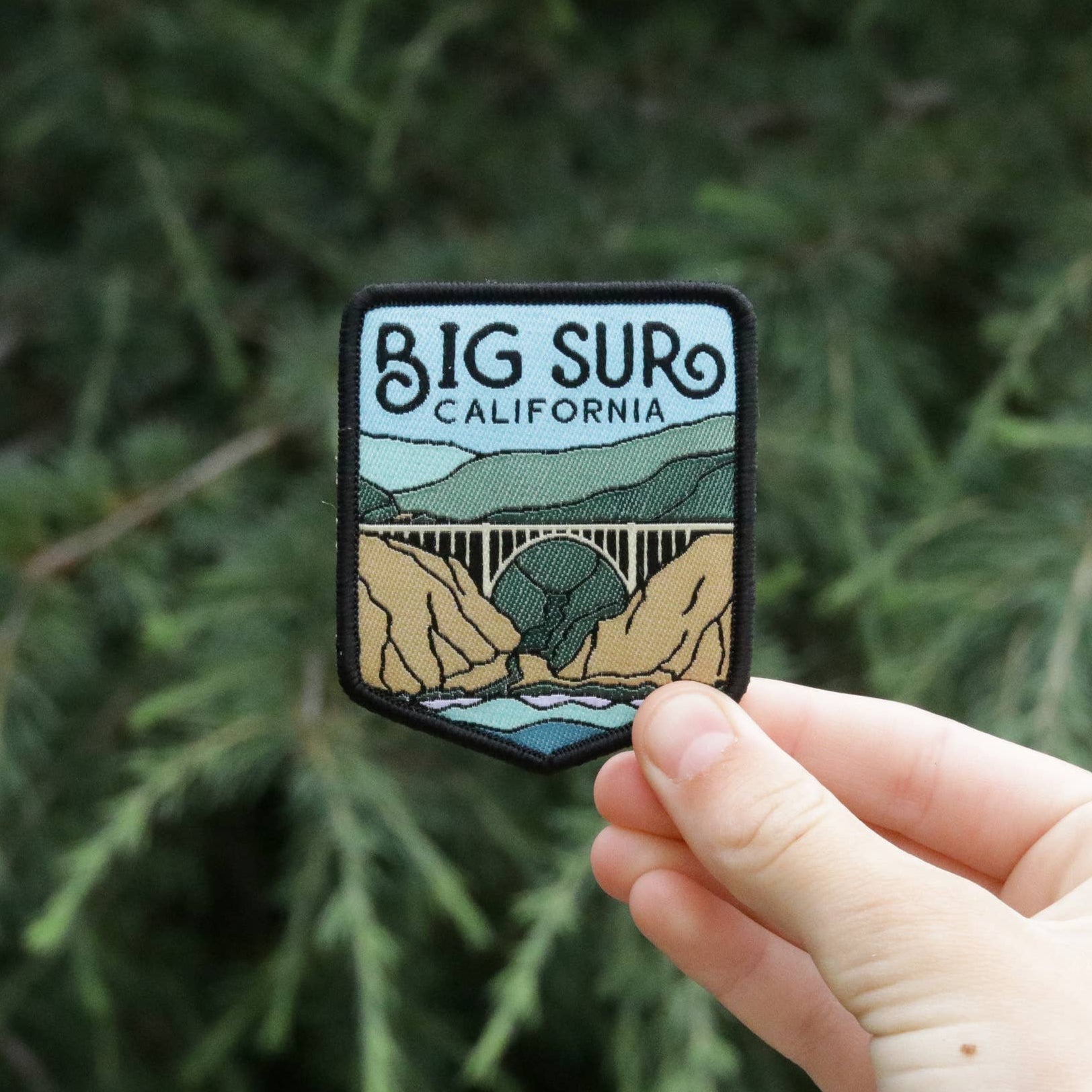 Big Sur California Woven Patch - Wander Together Outfitters