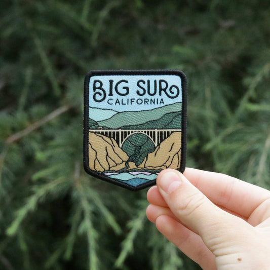 Big Sur California Woven Patch - Wander Together Outfitters