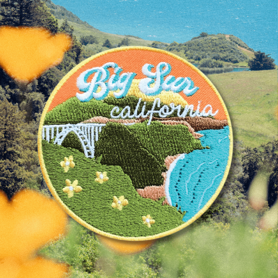 Big Sur Iron On Patch - Wander Together Outfitters
