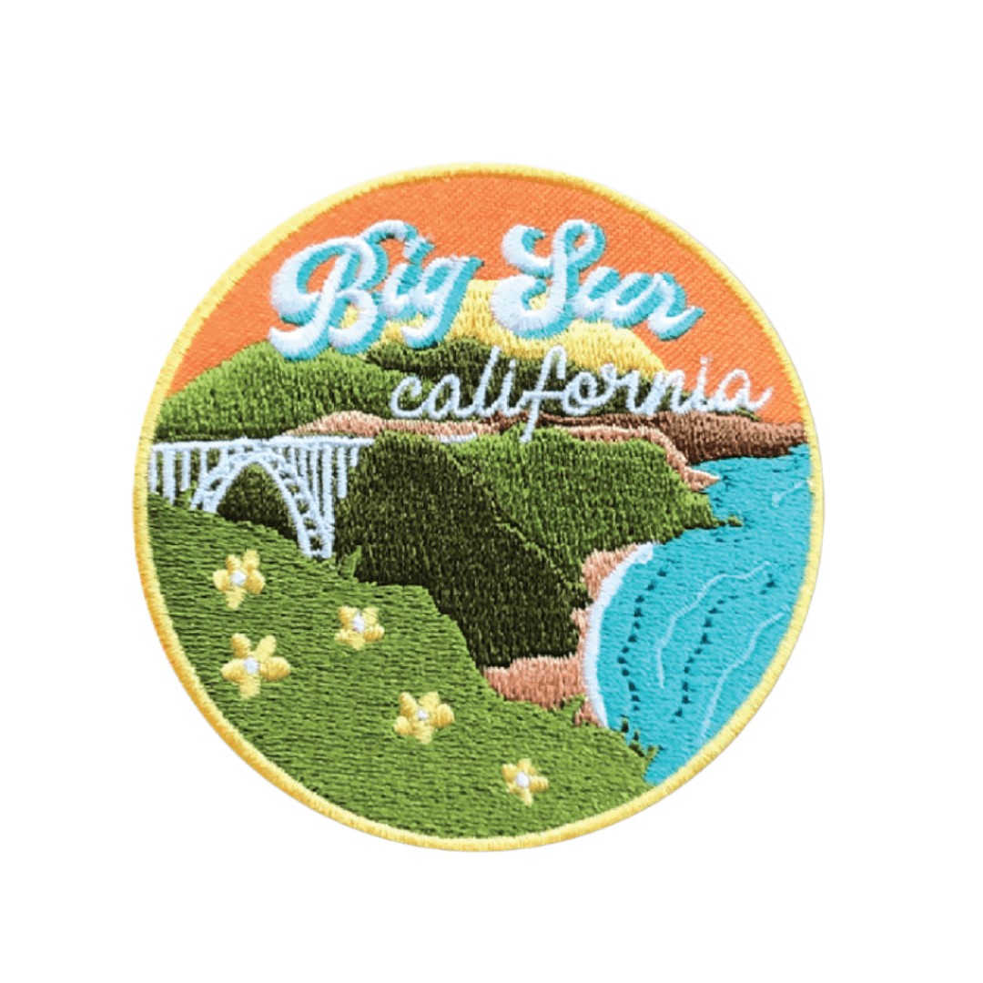 Big Sur Iron On Patch - Wander Together Outfitters