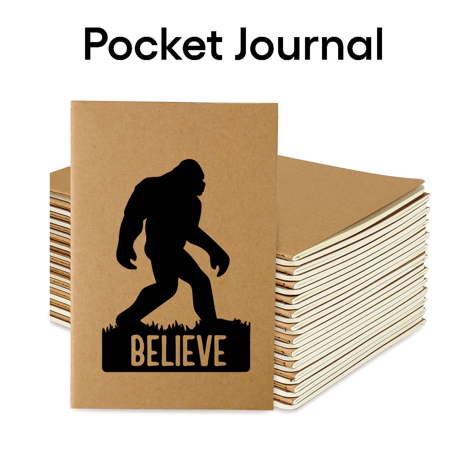 Bigfoot “Believe” 48 - Page Pocket Journal - Wander Together Outfitters