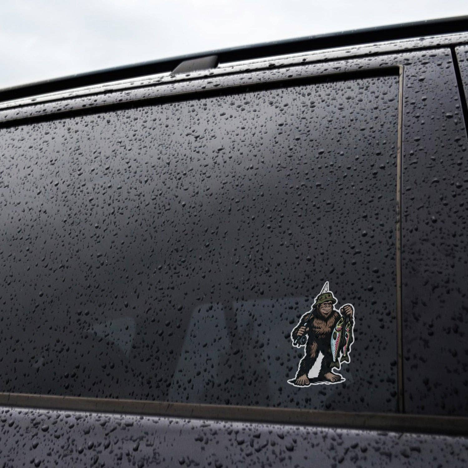 Bigfoot Fishing Sticker - Wander Together Outfitters