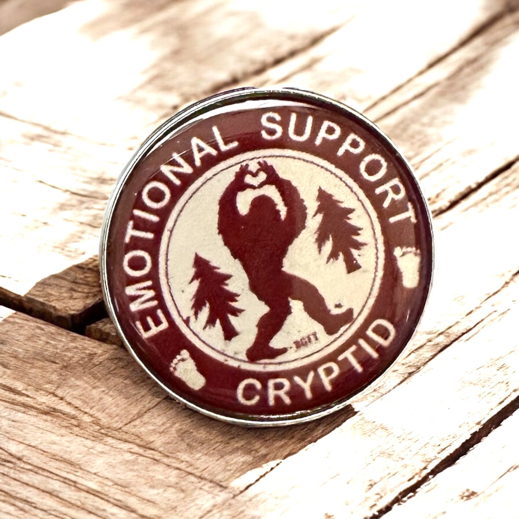 Bigfoot Hide & Seek Champion, Anti - Social Cryptid Club Pins - Wander Together Outfitters