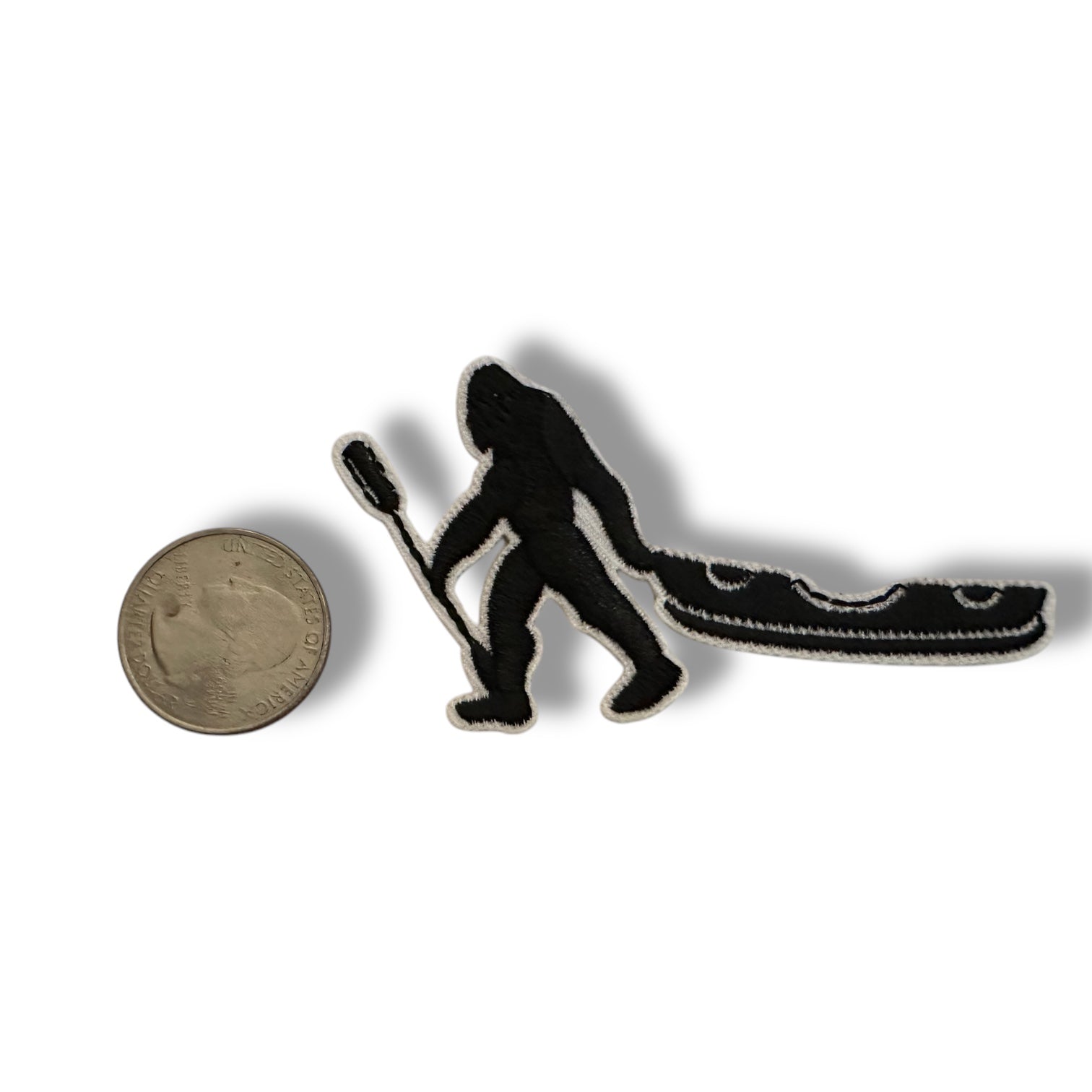 Bigfoot Kayak Iron on Patch - Wander Together Outfitters