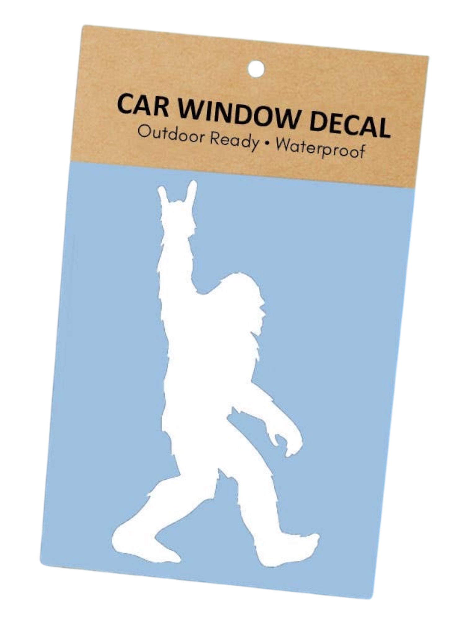 Bigfoot Rock Star Vinyl Window Vehicle Decal - Wander Together Outfitters
