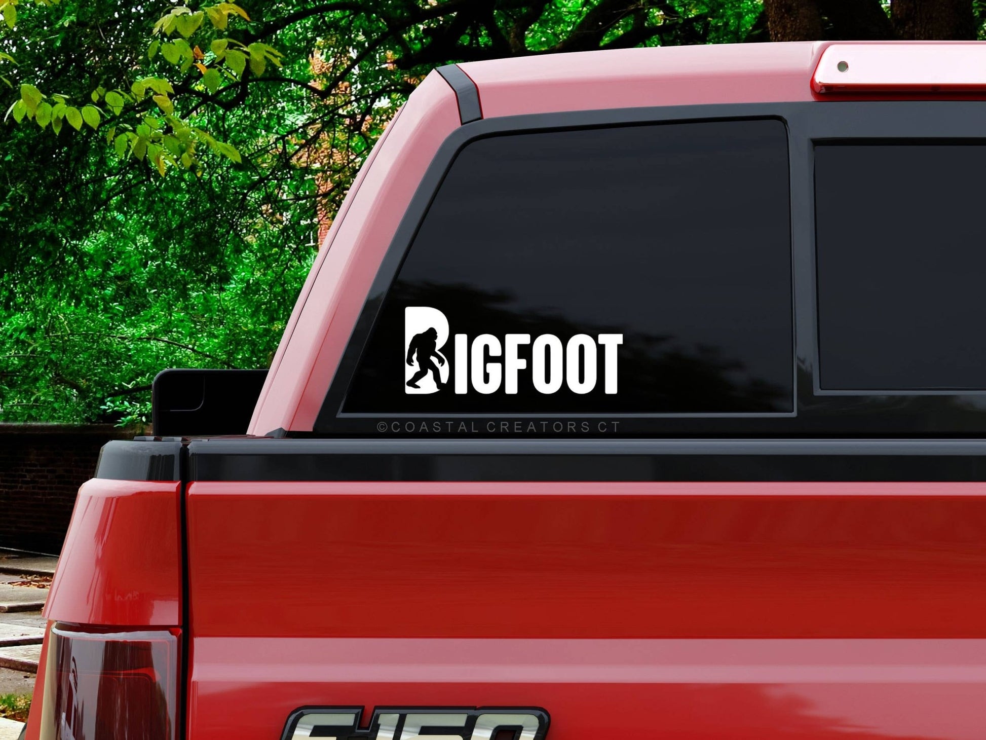 Bigfoot Sasquatch Car Window Decal - Wander Together Outfitters