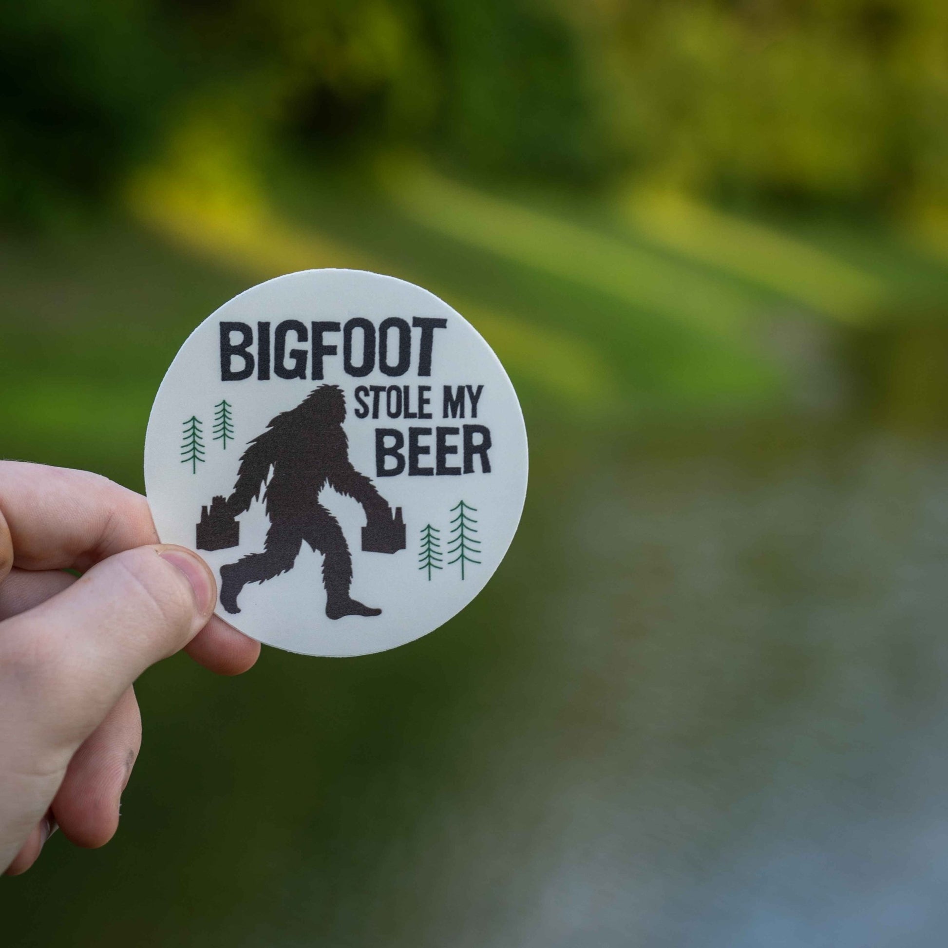 “Bigfoot Stole My Beer” Vinyl Sticker - Wander Together Outfitters