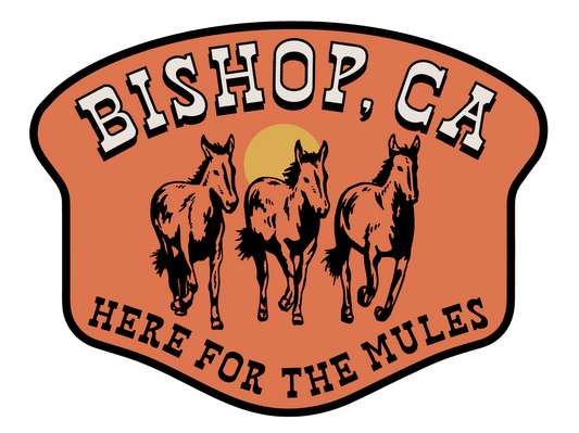 "Bishop, CA" Vinyl Sticker - Wander Together Outfitters