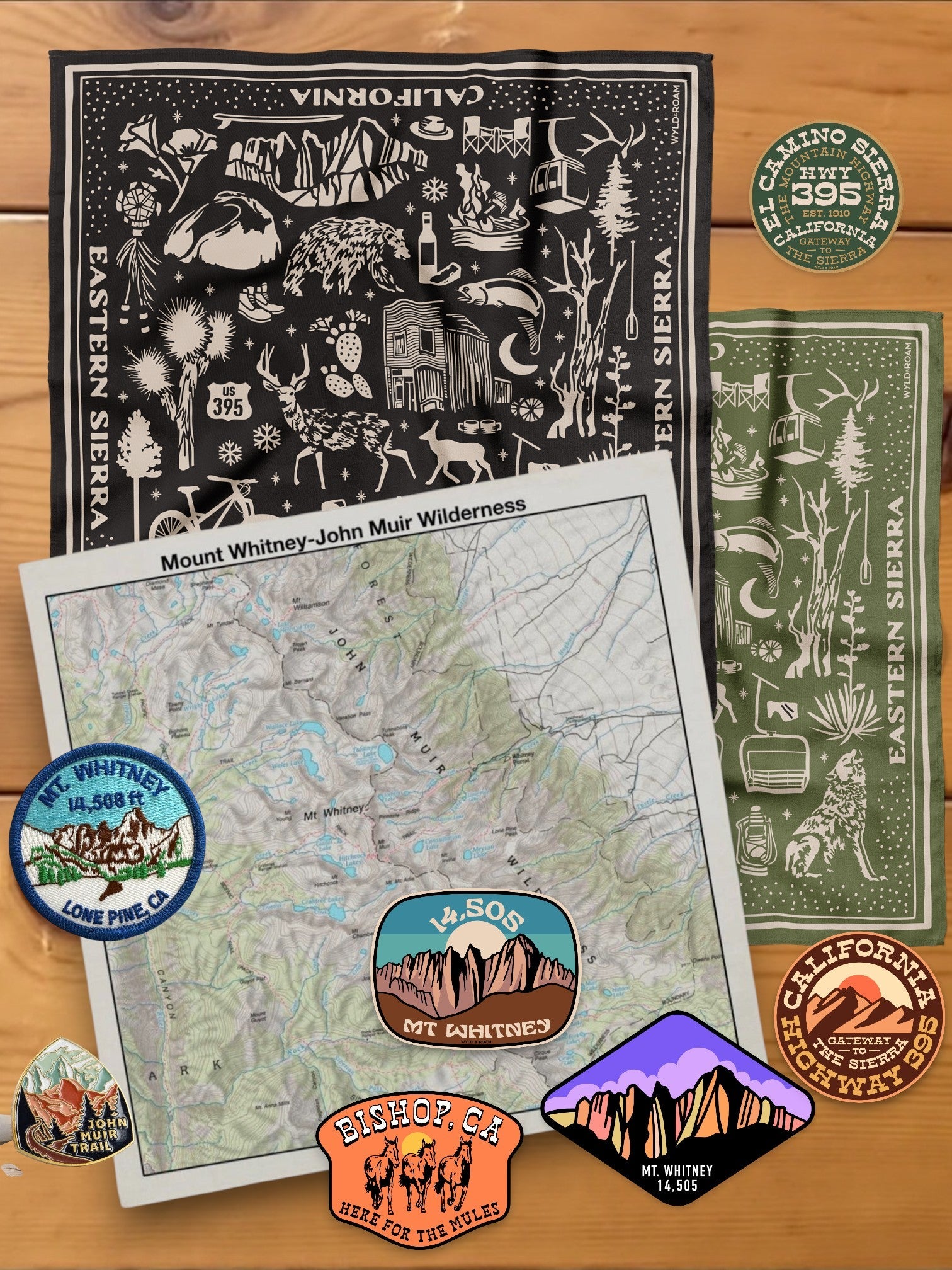 "Bishop, CA" Vinyl Sticker - Wander Together Outfitters