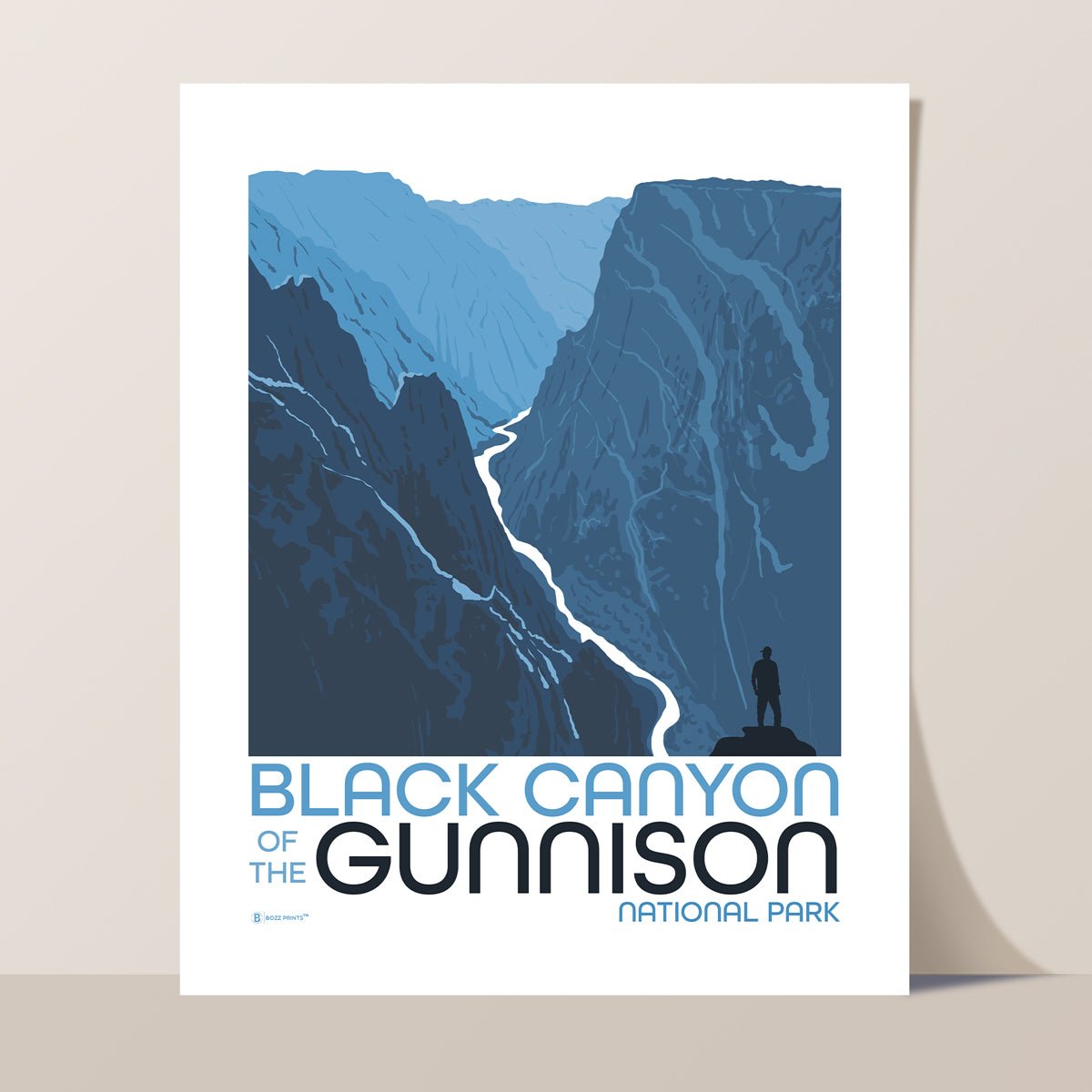 Black Canyon of The Gunnison National Park Painted Prints - Wander Together Outfitters