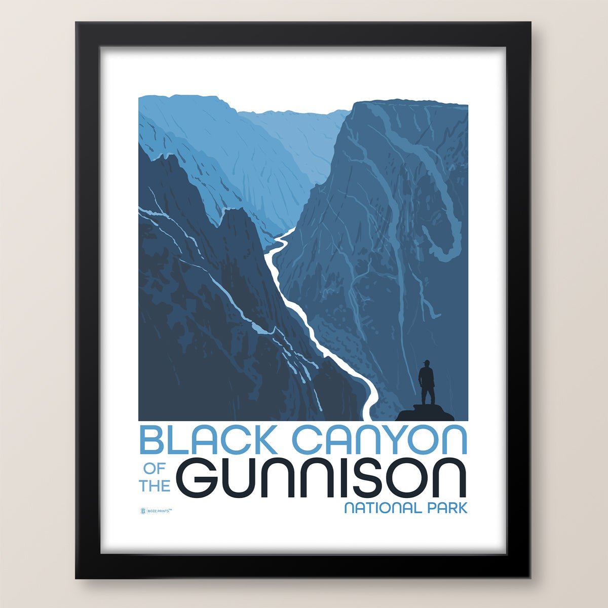 Black Canyon of The Gunnison National Park Painted Prints - Wander Together Outfitters