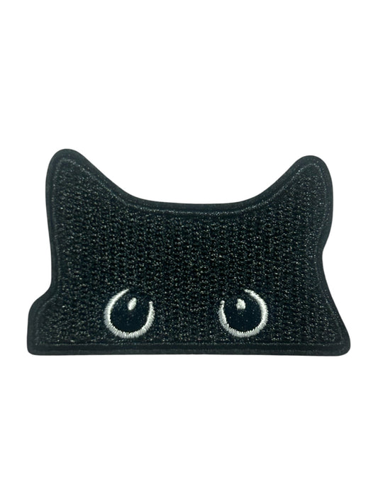 Black Cat Iron On Patch - Wander Together Outfitters