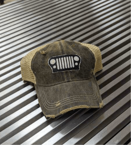 Black Jeep Grill Unisex Cap - Wander Together Outfitters