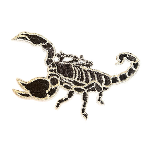 Black Scorpion Embroidered Adhesive Patch - Wander Together Outfitters