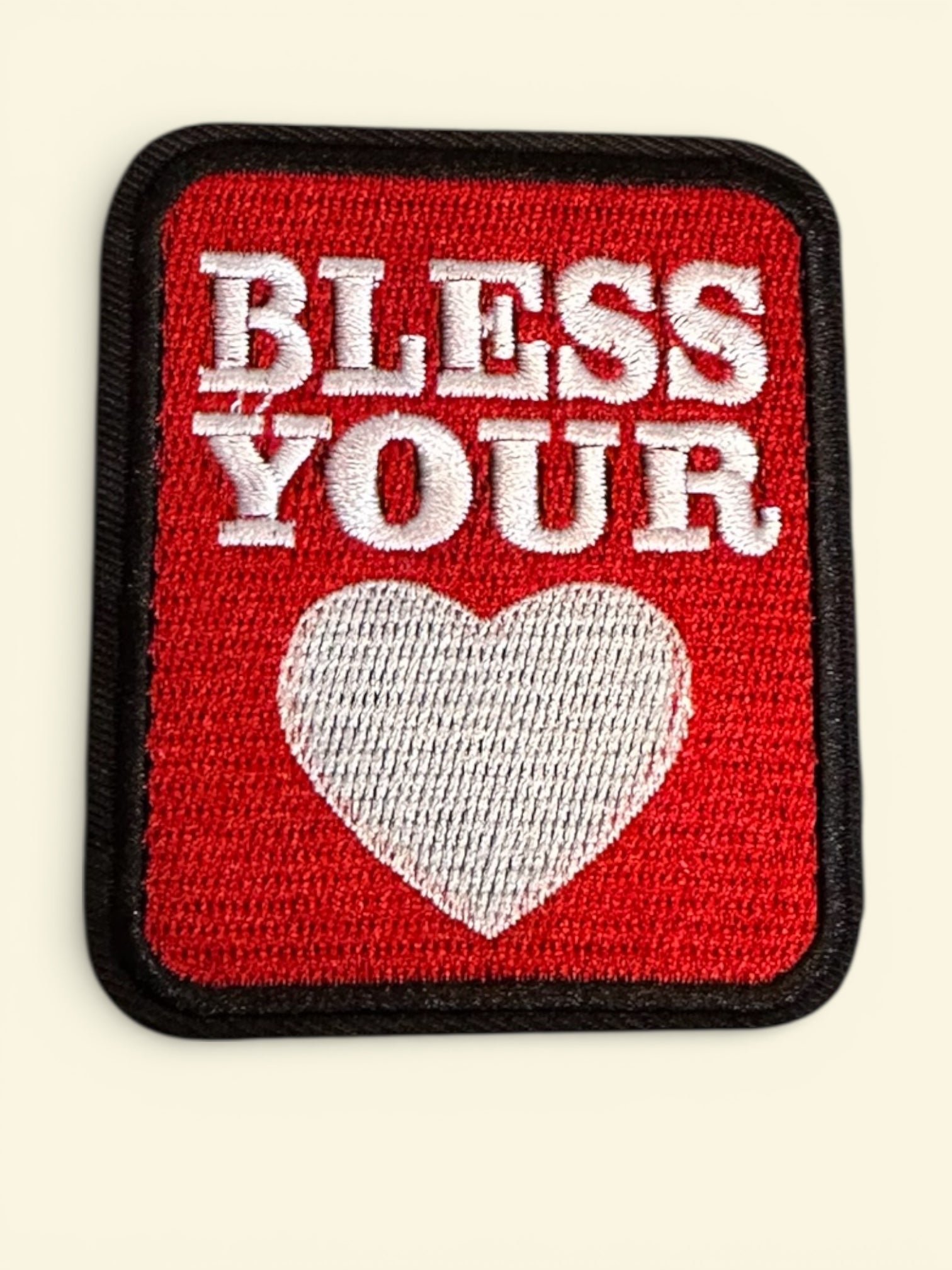 “Bless Your Heart” Square Iron On Patch - Wander Together Outfitters