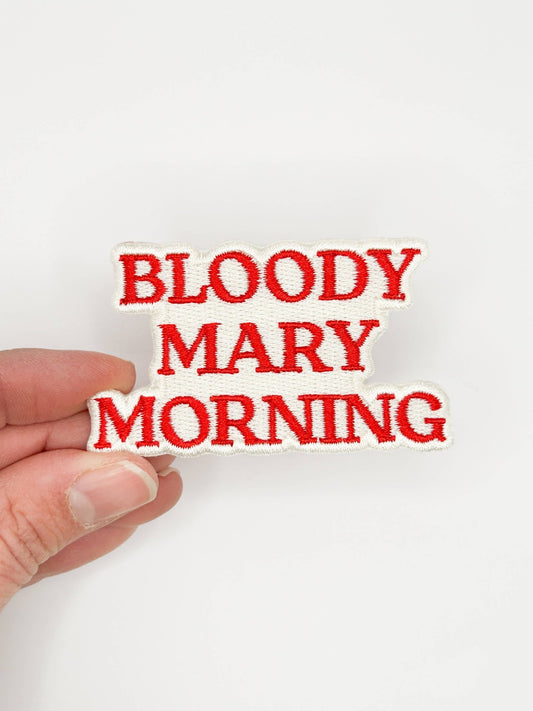 "Bloody Mary Morning" Embroidered Iron On Patch - Wander Together Outfitters