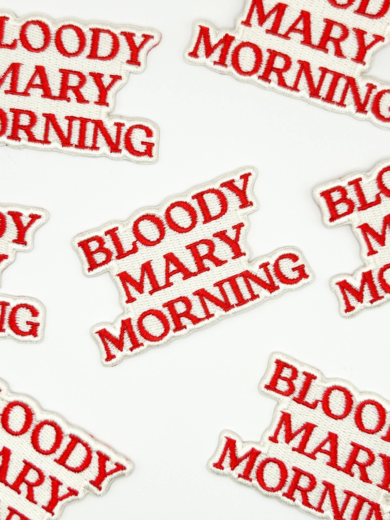 "Bloody Mary Morning" Embroidered Iron On Patch - Wander Together Outfitters