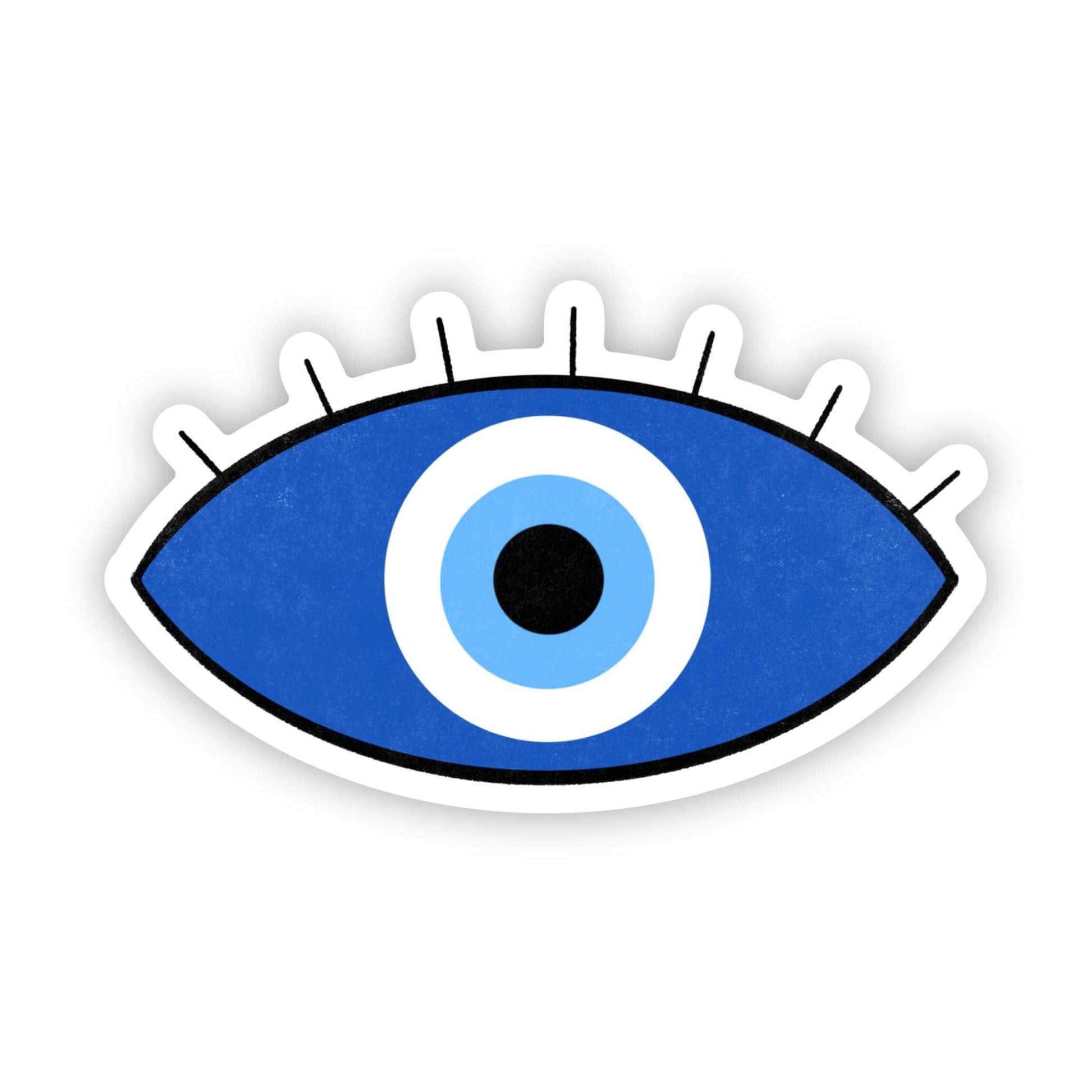 Blue Circle Evil Eye Vinyl Stickers (Various) - Wander Together Outfitters