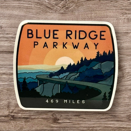 Blue Ridge Parkway Vinyl Sticker Decal - Wander Together Outfitters