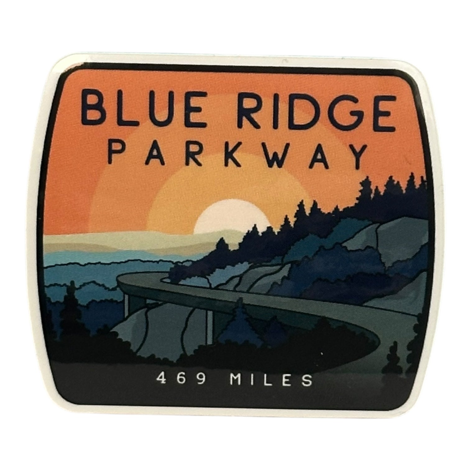 Blue Ridge Parkway Vinyl Sticker Decal - Wander Together Outfitters