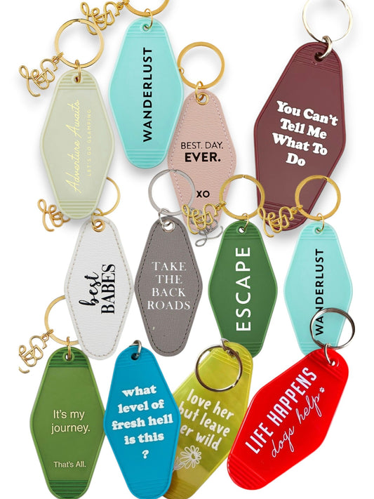 BOGO Free! Vintage Motel Keychains - Wander Together Outfitters
