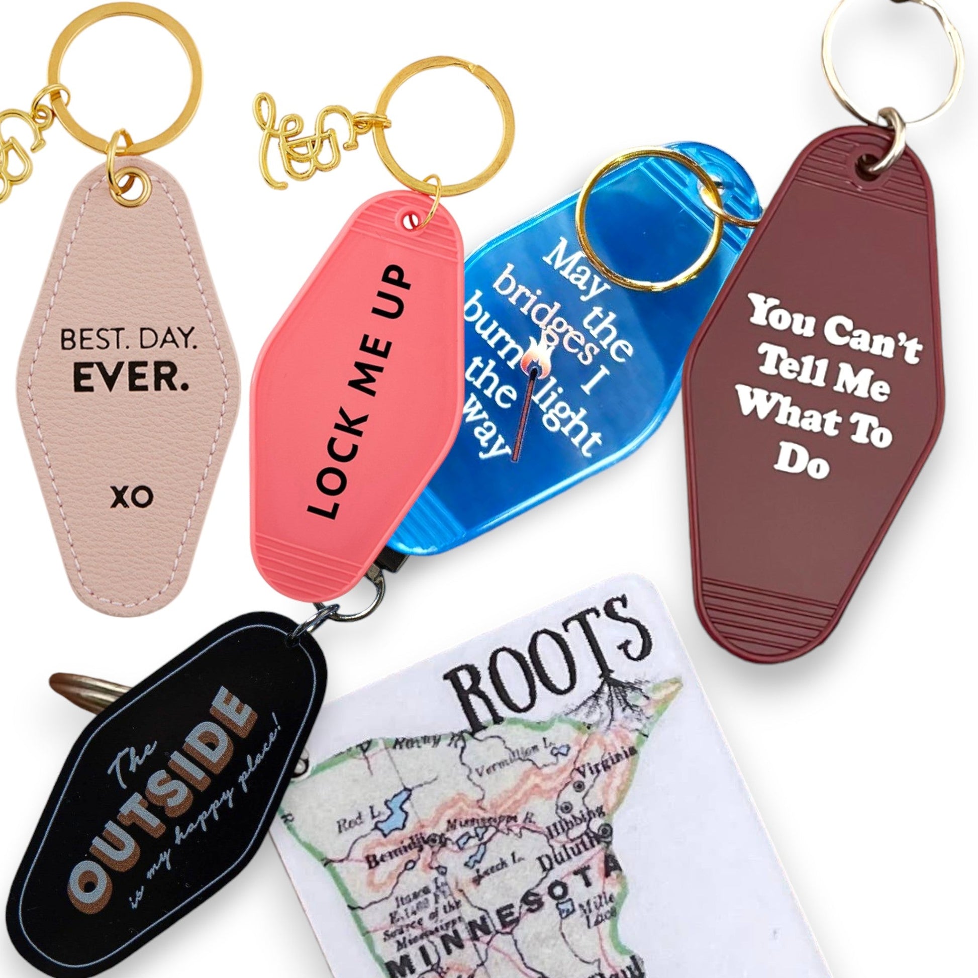 BOGO Free! Vintage Motel Keychains - Wander Together Outfitters