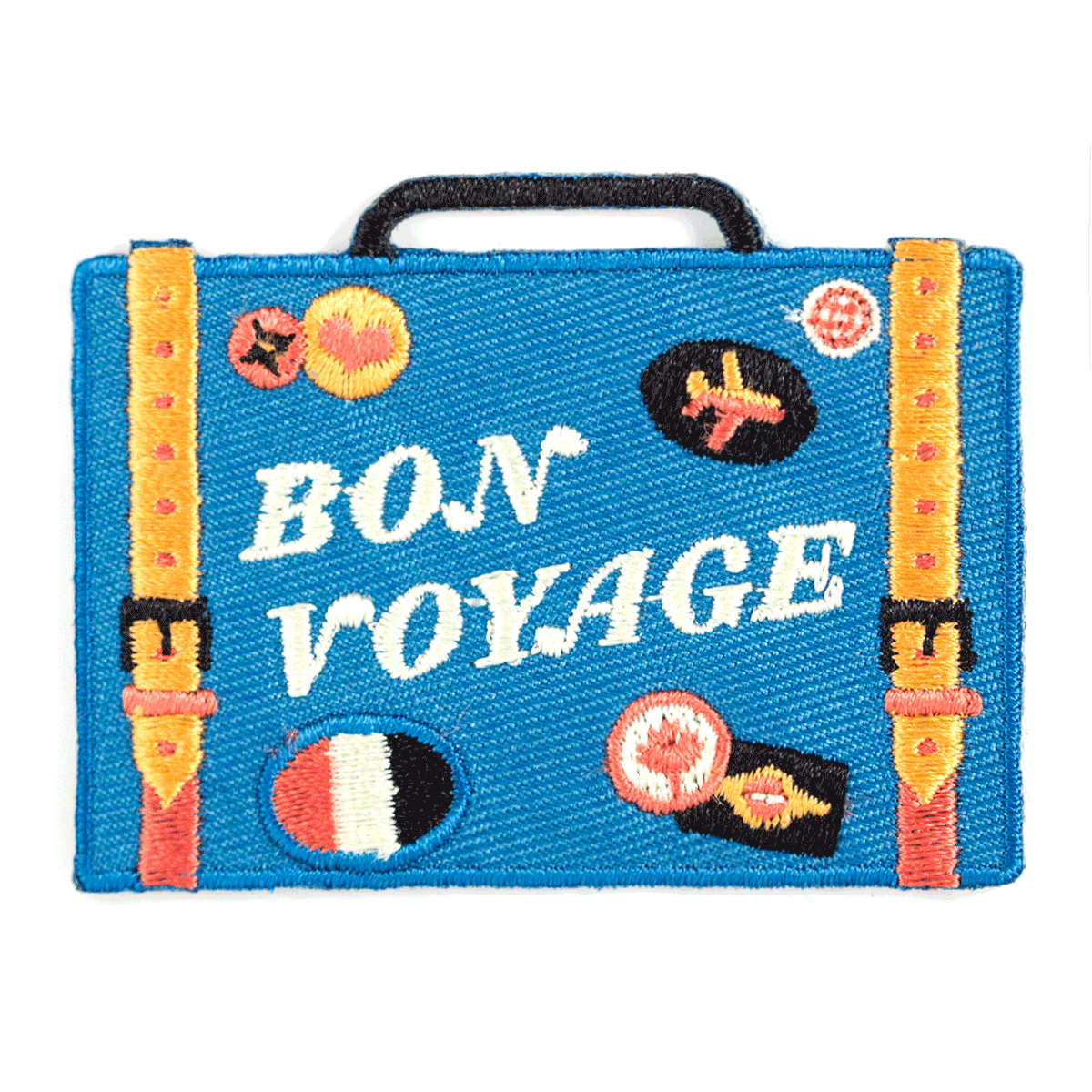 "Bon Voyage" Embroidered Iron - On Patch - Wander Together Outfitters