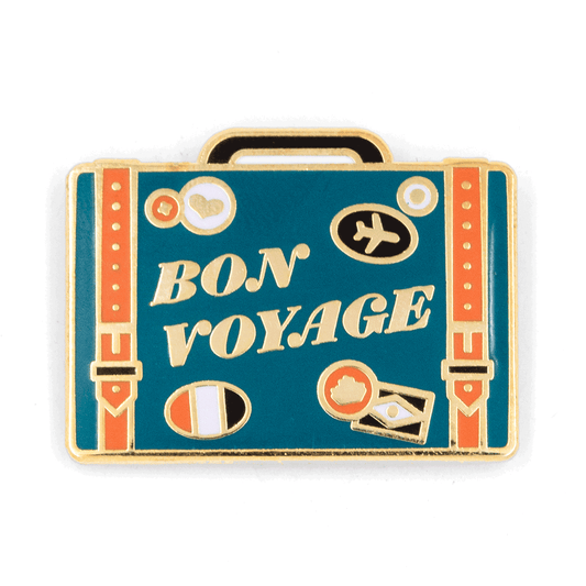 "Bon Voyage" Enamel Pin - Wander Together Outfitters