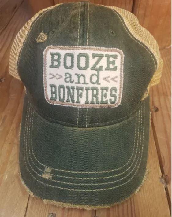 Booze & Bonfires Hat - Wander Together Outfitters