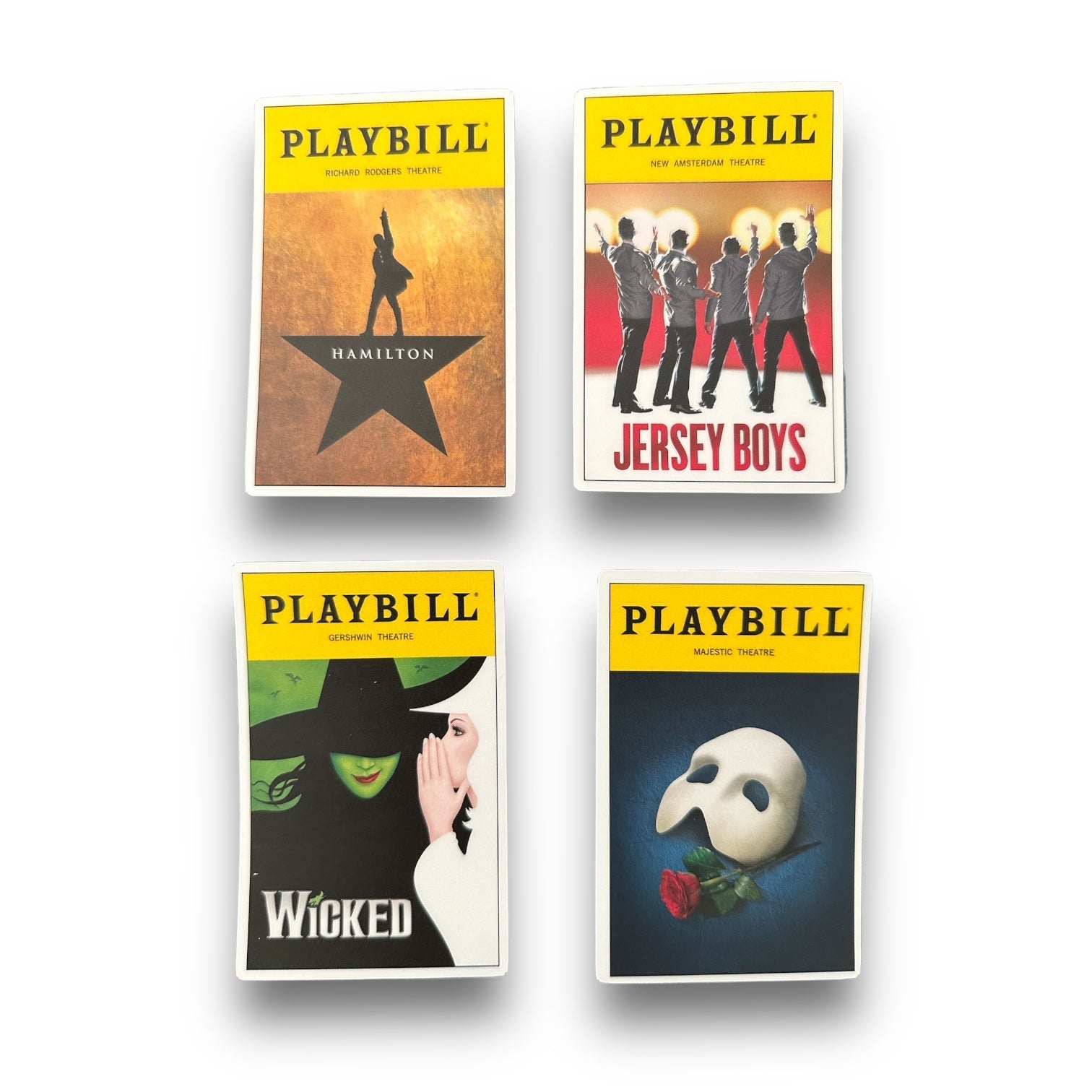 Broadway PlayBill Theater Stickers (Various Plays to Choose From) Collection - Wander Together Outfitters