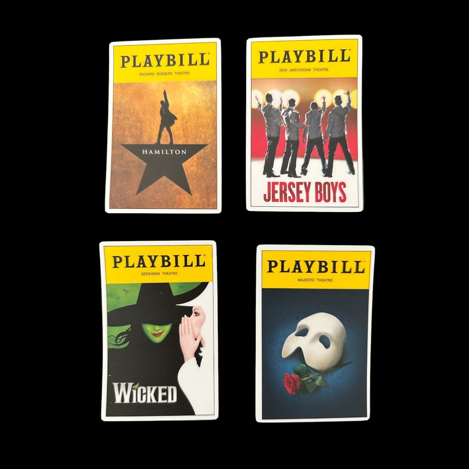 Broadway PlayBill Theater Stickers (Various Plays to Choose From) Collection - Wander Together Outfitters