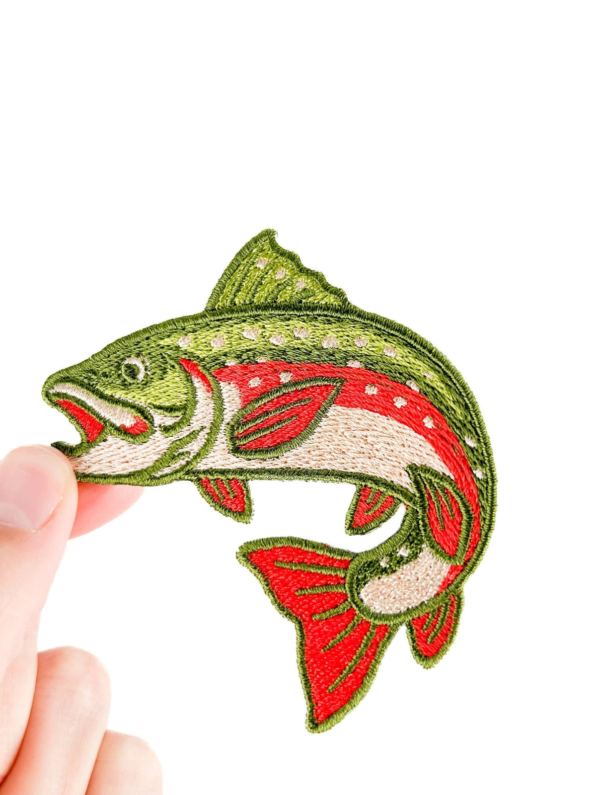 Brook Trout Iron On Patch - Wander Together Outfitters