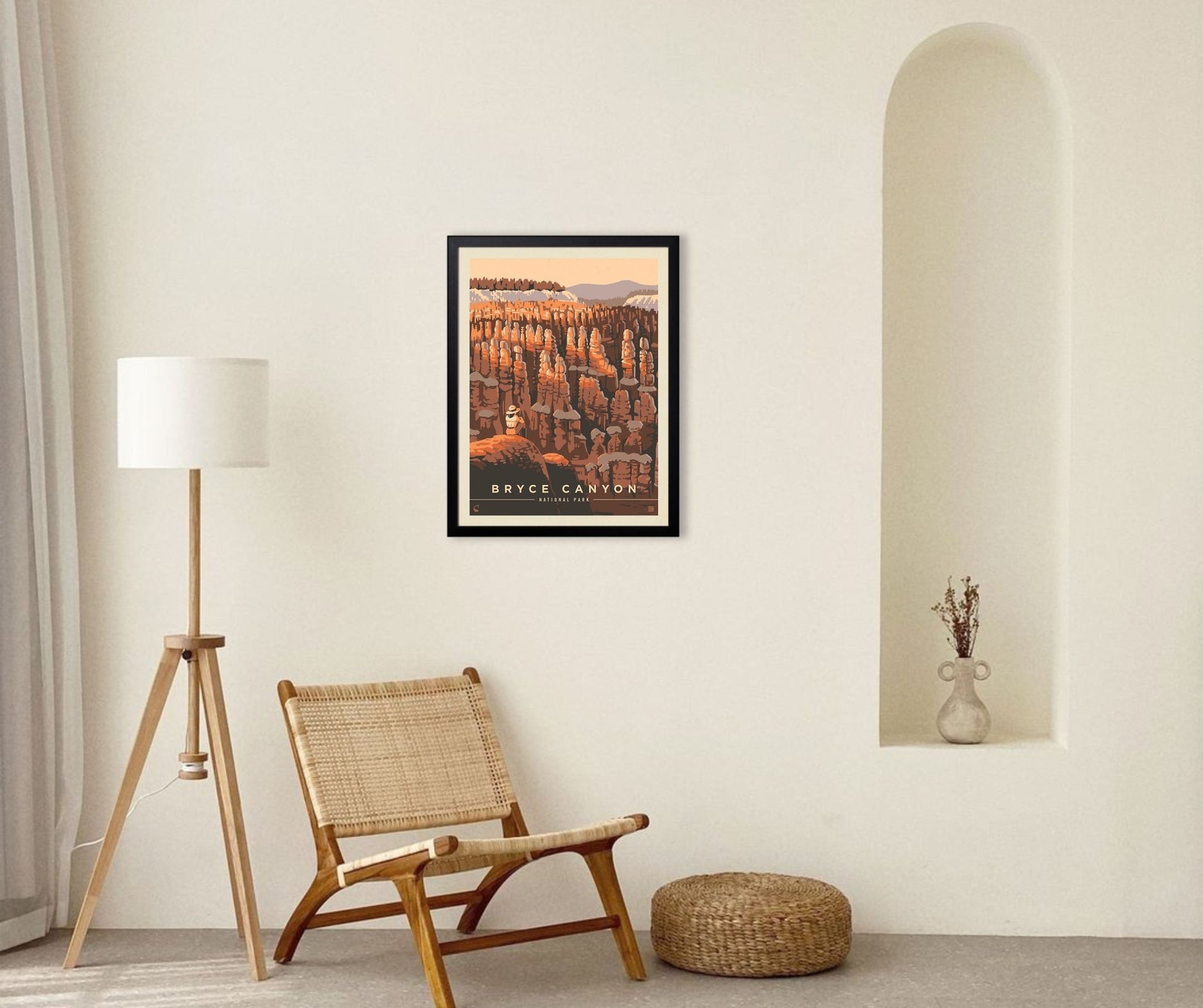 Bryce Canyon National Park: Hoodoo Valley (63 National Parks) Art Print - Wander Together Outfitters