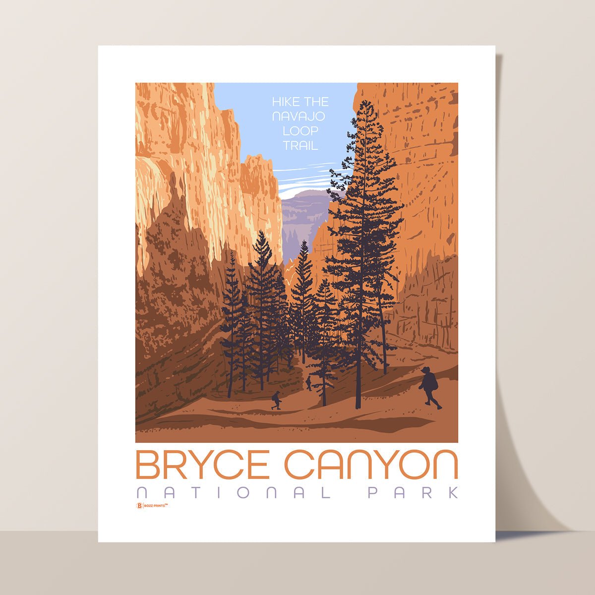 Bryce Canyon National Park Navajo Trail Loop Print - Wander Together Outfitters